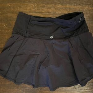 Lululemon black tennis skirt